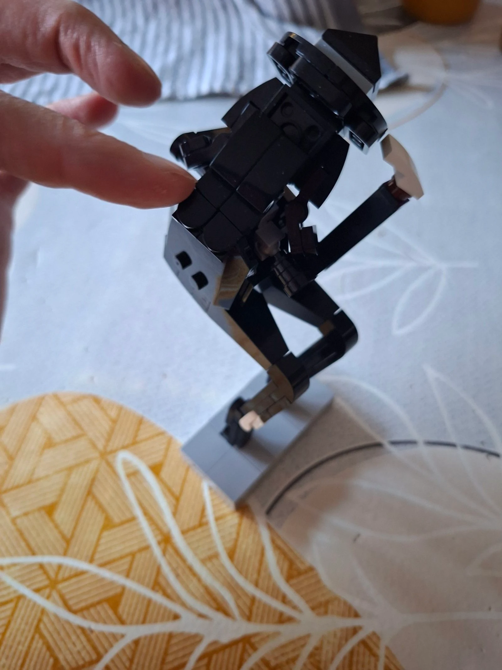 Michael Jackson figure made of building bricks – assembled – compatible brick style – photo 9